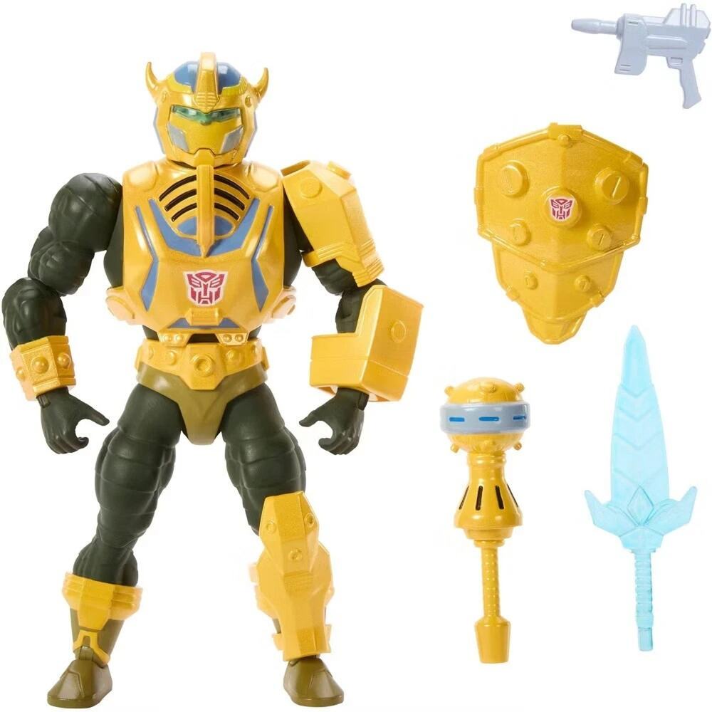Mattel Masters of the Universe x Transformers - BUMBLEBEE ARMOR MAN-AT-ARMS NEW